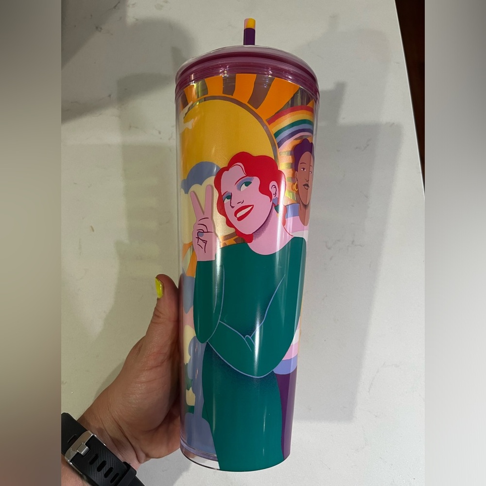 Sofie Birken + Starbucks tumbler
